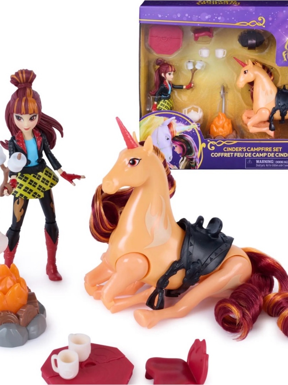 Cinder's Campfire Unicorn Playset
